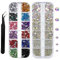 2640 Pezzi Strass Cristallo per Nail Art, Cristalli AB e Diamanti Bianchi, Glitter Brillantini Decorazioni per Unghie con Pinzette