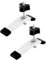 QWORK® 2X Abrazaderas en T para Madera, Abrazaderas de Fijación para Carpintería (M8)