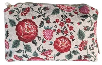 Cath Kidston Reißverschlusstasche – Blumendruck – perfekt für Make-up, Schreibwaren und mehr, Mehrfarbig, Kosmetiktasche