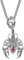 HXWZB Skorpion-Halskette für Männer Sterling Silber Wildes Tier Skorpion Unisex-Anhänger für Männer Jungen Vater