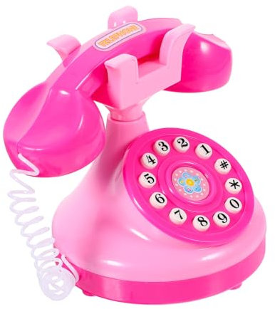 KOMBIUDA 1pc Simulazione Elettrodomestico Giocattolo Divertente Finto Adorabile Telefono Dei Cartoni Animati Per Bambini Telefono Finto Giocattolo Educativo Per Bambini
