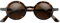LONDON MOLE® Moley Sonnenbrille | Coole runde Gläser | Herren damen unisex | Feder-Scharniere