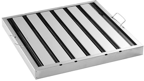 Edelstahl-Fettfilter für gewerbliche Küchen, Absaughaube (43 x 43 x 4,5 cm)