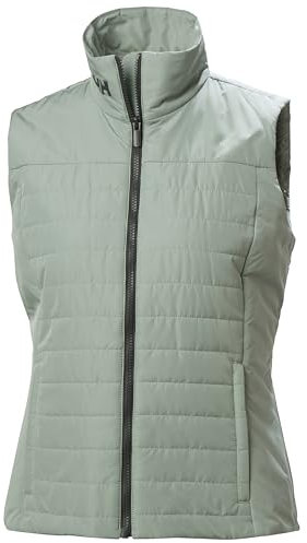Helly Hansen Womens W Crew Insulator Vest 2.0, Eucalyptus, XS