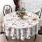 Tischdecke Outdoor Runde Tischdecke Abwaschbar Tischdecke Rund 150cm Gartentischdecke Outdoor-tischdecken für Partys, Hochzeiten, Picknicks, Gärten