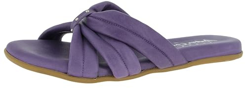 Andrea Conti Damen Pantolette, Mocassino Basso Donna, Lilla, 37 EU
