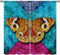 Vorhang, Kinderzimmer, 3D Blumentier Schmetterling 150X166 cm (B + H) Kindervorhänge Mit Ösen, Polyestervorhänge, Wärmeschutzvorhang, Blickdichter Vorhang Mit Ösen, Kindervorhänge Für Wohnz-332254392
