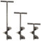 200mm / 8 Inch Diameter Gardening Fence Post Auger Manual Handheld Earth Auger Adjustable Length with Grip Handle Hole Flower Bulb Planting Plant Soil Digger Borer Umbrellas