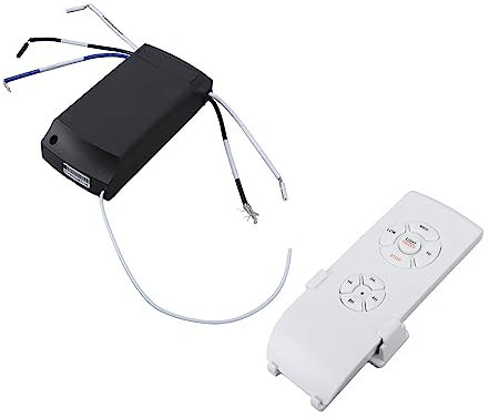 Kit de Télécommande Universel pour Ventilateur de Plafond, pour Contrôle Longue Distance, Fonction Minuterie, Remplacement, Matériau ABS