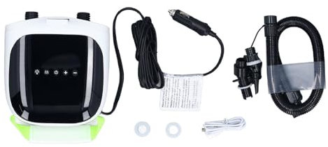 Rechargeable Paddle Board Pump Electric Air Pump Portable Inflation Pump for Kayak Support 12V Car Charging