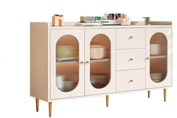 KUNYOS Wine Cabinet Sideboard Modern Minimalist Living Room Wine Cabinet Storage Cabinet Cupboard Wall Storage Storage Cabinet Liquor Cabinet Bar For Home(L160cm)