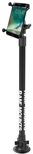 Ram Mounts RAM 18 LNG ARM SNGL SUCT W/LRG RAM X-Grip, RAP-224-18-A-UN10 (W/LRG RAM X-Grip)