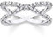 THOMAS SABO Ring Kugeln mit weißen Steinen silber 925 Sterling Silber TR2318-051-14-52