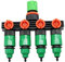 SéParateur De Tuyau，Voies Distributeur 1/4-3/8 Tuyau de tuyau de jardin Goutte à goutte à goutte à goutte d'irrigation Adaptateur 4 voies Connecteurs de tuyau d'eau Connecteurs de jardin 1 PCS