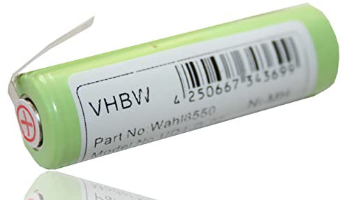 vhbw Batería Recargable reemplaza Philips 422203613480 para afeitadora, cortadora de Pelo (2000 mAh, 1,2 V, NiMH)