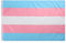 TRIXES Transgender Flagge - LGBTQ+ Flaggen für Pride - Wohn- und Gartenaccessoires - Zum Aufhängen an einem Mast, als Banner oder Wanddekoration - Geschenke für drinnen und draußen - Rosa Blau Weiß