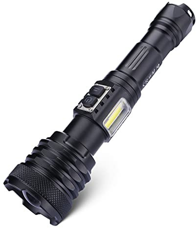 XINGREN Metal al aire libre multifunción Super brillante linterna recargable batería de litio linterna portátil larga duración batería y batería 5000mAh