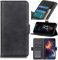 Klapphülle Schutzhülle für Samsung Galaxy A50 Flip Case Cover, Magnetverschluss, Standfunktion, mit Karten und Geldfächer, Tasche Stoßfeste Etui (Schwarz)