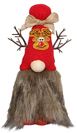 1PC Wichtel Weihnachten Deko Schwedischen Weihnachtswichtel Weihnachtsdeko Zwerg Geschenke für Kinder Familie Freunde Plüsch Wichtel Figuren Herbst Deko Weihnachtszwerge