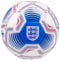 England FA Football - Soccer Ball for Adults Teenagers Kids Training Football Size 3, 4 or 5 - England Merchandise (White/Blue, Size 4)