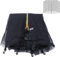 Trampolin Netz 488 12 Stangen, Schwarz Netz AußEnliegend, Ersatznetz, Rundes Schutznetz für Gartentrampolin, Uv-BestäNdig, Extrem Reißfest