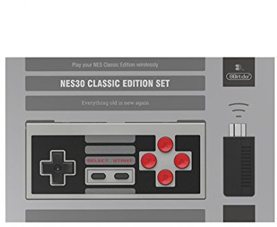 Import - 8Bitdo Pack Mando Nes30 + Receiver Para Nes Classic Mini