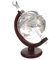 Mixology Vintage Globe Decanter Silver Plane