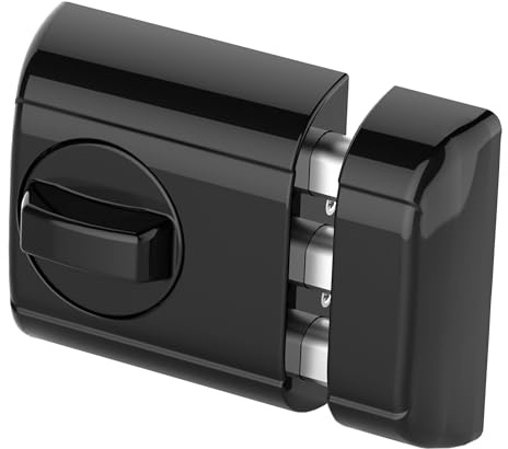 Lince - Serratura di Sicurezza Supra-Speciale per Porte in Alluminio e PVC, Nero