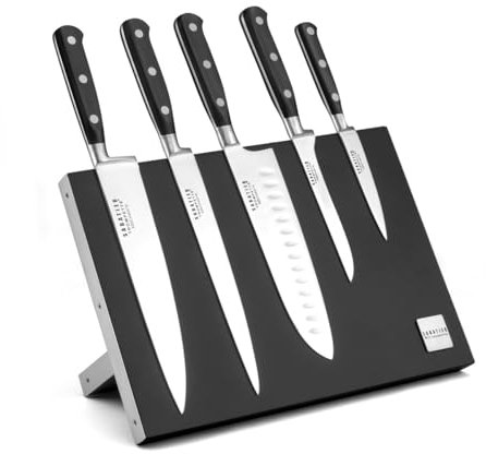 Sabatier Trompette Origin - Bloc magnétique 5 couteaux de cuisine