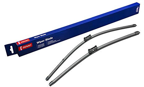 DENSO DF-028 - Juego de 2 escobillas limpiaparabrisas planas
