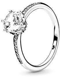 PANDORA Ring Silber Crown Größe 14