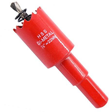 Scie cloche 22mm LAIWEI pour percer des trous dans le bois, le placoplâtre, le PVC, etc. Outil de perçage tranchant et durable