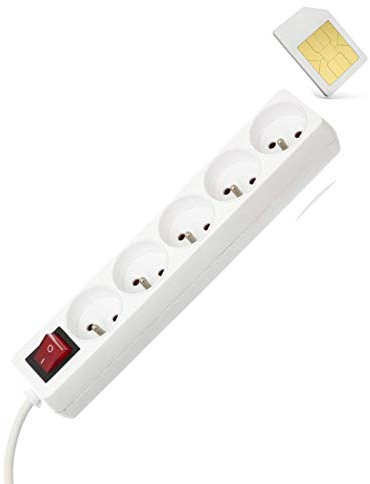 Spy Tec | Micro GSM Espion dans Multiprise 5 Prises - Ecoute en Direct à Distance - Mouchard GSM - Made in France
