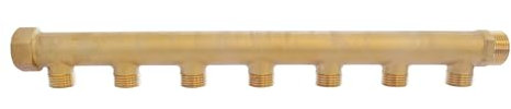 SOMATHERM FOR YOU - ottone collettore - 7 partenze Maschio 15/21-20/27 Female ingresso - uscita Buck 20/27