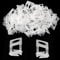 MUKCHAP 400 PCS 1mm Tile Leveling System Spacer Clips, Tiles Leveler Spacers for Ceramic Tile and Stone Installation
