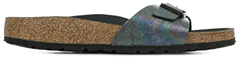 BIRKENSTOCK Damen Madrid Iridescent Light Rose Veg, Microfibre FLIP Flops