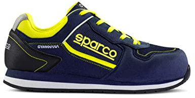 Sparco - Gymkhana Dani - ESD S1PS SR FO HRO - Scarpe Antinfortunistiche Leggere - Metal Free - Suola Antiscivolo Resistente al Calore da Contatto (HRO) - Calzatura di Sicurezza Stile Sneakers - 42 EU