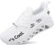QDCFY Herren Sneakers Schaukelschuhe Walkingschuhe Bequeme Rocker Abnehmen Walking Jogging Fitness Weiß 40EU