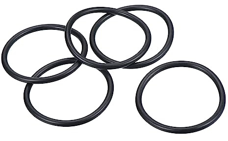 PATIKIL 25Stk Dichtungsringe O-Ringe Gummidichtung 80mm AD 70mm ID 5mm Dicke Nitrilgummi Unterlegscheibe Dichtungssatz Gummischeiben für Auto Klimaanlage Wasserhahn Rohr Schwarz