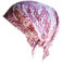 Cool4 Sommer Kopftuch Strand Bandana Meer Beanie Sonne Sonnenschutz Mütze Chemo Cap A04 (Natur mit rosa Bordeaux roten Floralmuster)