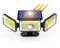 OOTDAY Lampe Solaire Extérieur, Projecteur LED de Sécurité IP65 Étanche, projecteur d'extérieur, 368 LED Projecteur LED Extérieur,avec 2 Têtes Réglables pour Rue Parking Cour