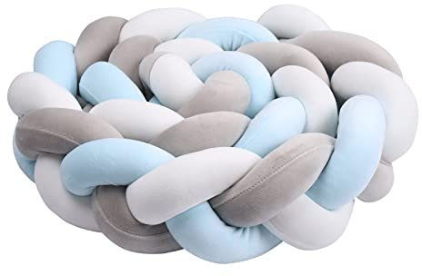 IIQI® Letto a ​Treccia Cuscino, Cuscino Intrecciato (A25,200cm)