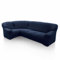 SOFASKINS super elastischer ecksofa überzug, waschbar, hochwertig, atmungsaktiv, bequem und langlebig, Sofa überzug, Einfach anzubringen, Maße (340-540 cm), Farbe Marine