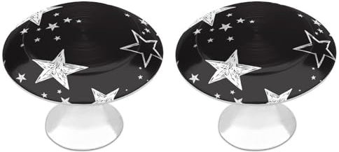 Tilivyx Türknauf, dekorative Sterne, 1 Stück (2 Schubladengriffe)