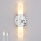 Lampop Motion Sensor Wall Lamp, Night Light Rechargeable Wall Lights Indoor, Battery Operaterd Wall Sconce, Magnetic Wall Sconce Lights Wireless Sconce for Living Room, Bedroom (White, Warm White)