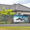 Banner Party-Dekoration, Happy Birthday-Banner, personalisiertes Banner mit Messingösen, Flugzeug-Kampfflugzeug-Jets, Banner, Party-Hintergrund, Hof-Banner, Schild, Hintergrund für Innen- und