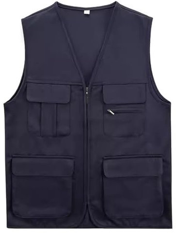 Girls Gilet Sleeveless Multi-Pockets Womens Vest Zip Up Womens Jacket Hiking Fishing Body Warmers For Women Uk Travel Women Waistcoat Running Outdoor Sport Jackets
