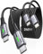 INIU 240W USB C to C Cable, [1m, 2-Pack] Fast Charging Type C Cord, Braided USBC to USBC Phone Charger Cable for iPhone 16 15 Pro Max Samsung S24 S23 Laptops iPad Switch Steam Deck etc.
