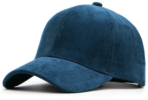 YTNKIV Oversize Big Head Hat XXL Baseball Cap Large Head Hat Unisex Cord Sonnenhut Plus 23.6-25.5 (60-65cm)