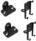 NUHFUFA 2 PCS Wall Mount Bracket Compatible with Bose Virtually Invisible 300, Metal Hard Speaker Stand for Surround Audio Strong Load-Bearing Capacity